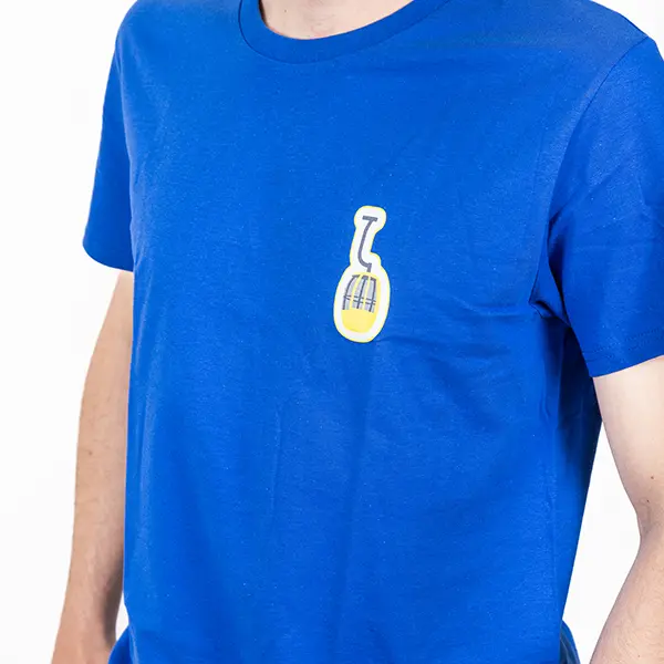 T-Shirt royal blue con cabina Men