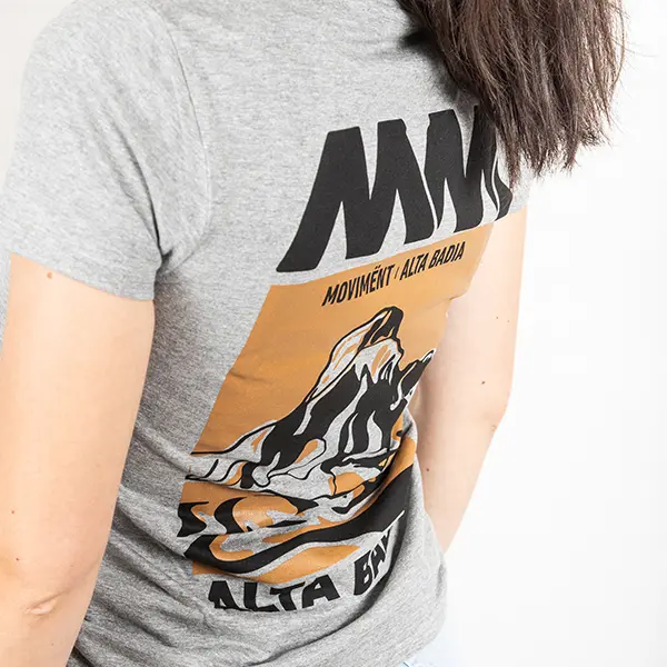 T-Shirt grey Sassongher Women