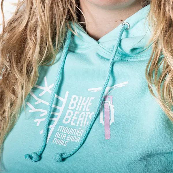 Felpa con cappuccio peppermint Bike Beats Donna