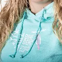 Felpa con cappuccio peppermint Bike Beats Donna