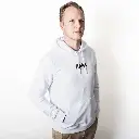 Felpa con cappuccio bianca Sassongher MM Unisex (06).webp