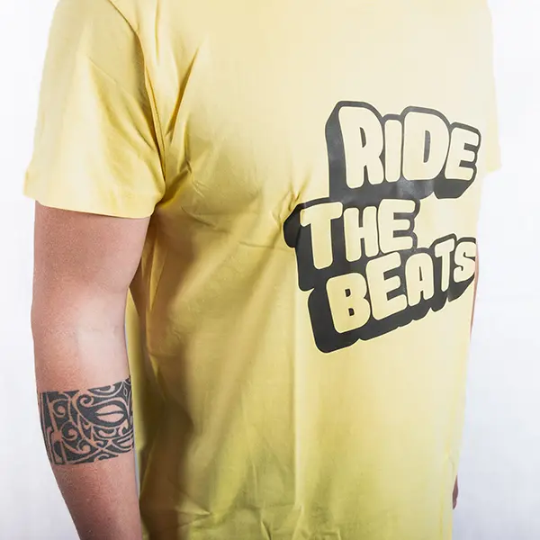 T-Shirt BB Ride The Beats yellow_01.webp