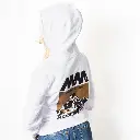 Hoodie white Sassongher