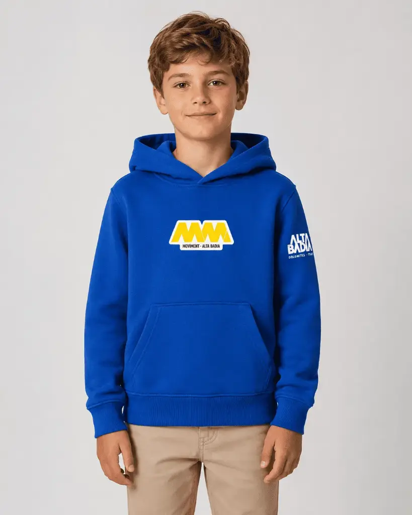 Felpa Cappuccio Movi Royal Blue