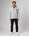 BB Zip Hoodie Light Oxford