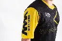 Bike T-shirt Bike Beats graphic black/yellow