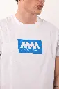 T-Shirt bianca con logo MM Uomo