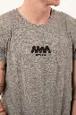 T-Shirt grey Sassongher MM-logo Men