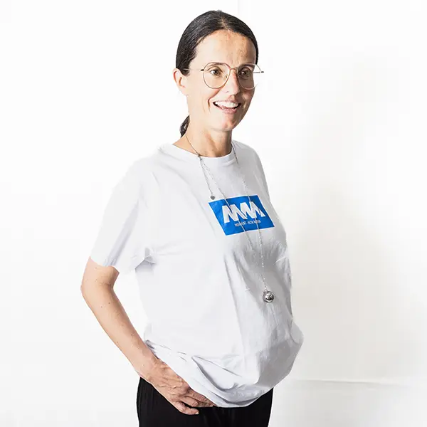 T-Shirt weiß mit MM-logo Women