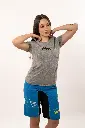 T-Shirt grey Sassongher MM-logo Women