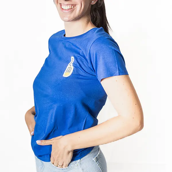 T-Shirt royal blue mit Gondel MM Damen