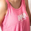 Pinkes Top mit floralem MM-Logo