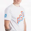 PGS T-Shirt für Herren in Weiß mit stilisiertem Design