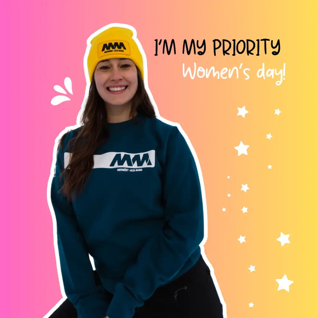 Felpa girocollo stampa MM ink blue