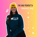 Crewneck sweatshirt with MM print – ink blue