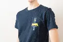 T-Shirt stampa MM SKI navy