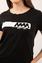 T-Shirt stampa MM black