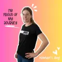 T-shirt with MM print, black