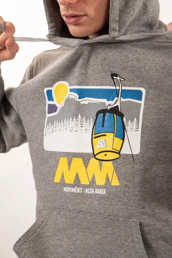 Lavarella Gondel Grauer Kapuzenpullover