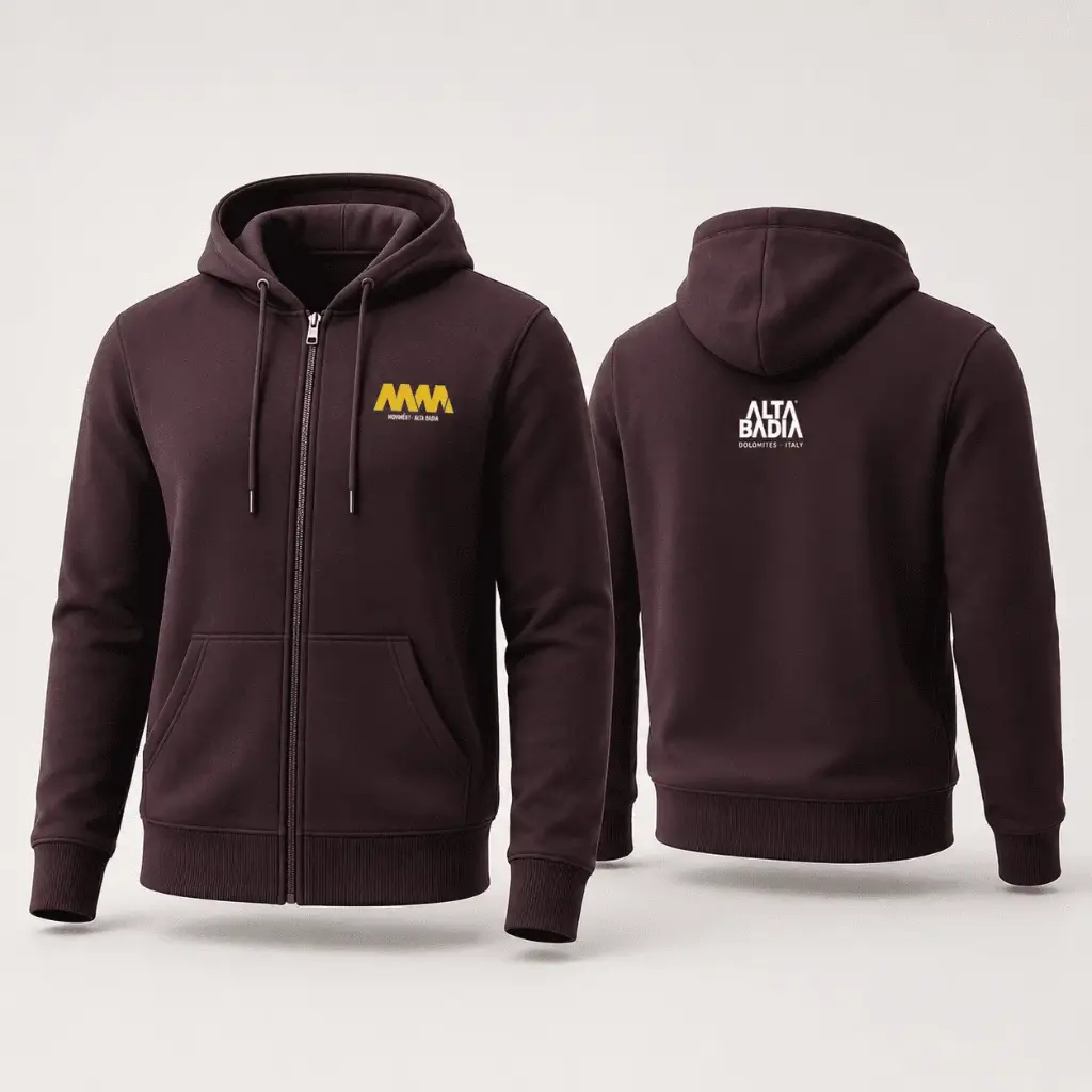 ZipHoodie Patch MM Burgundy