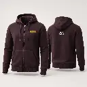 ZipHoodie Patch MM Burgundy