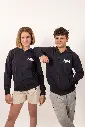 Felpa Zip Royal Navy Logo MM