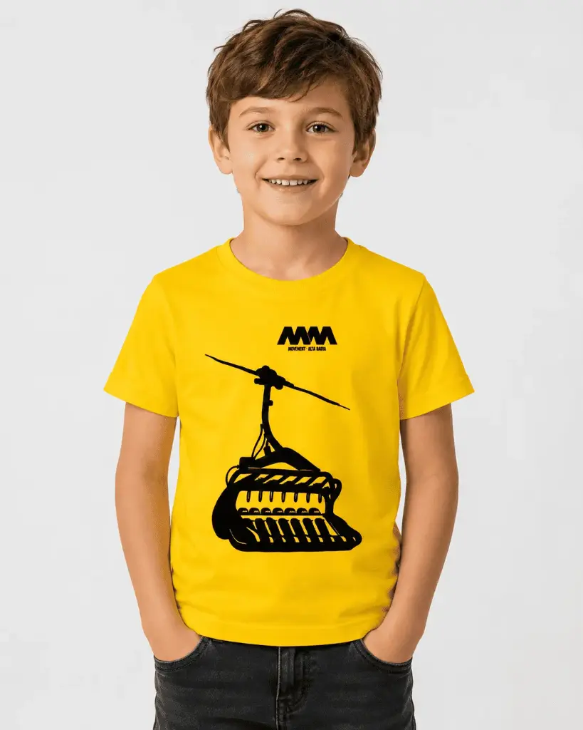 T-Shirt Seggiovia Yellow