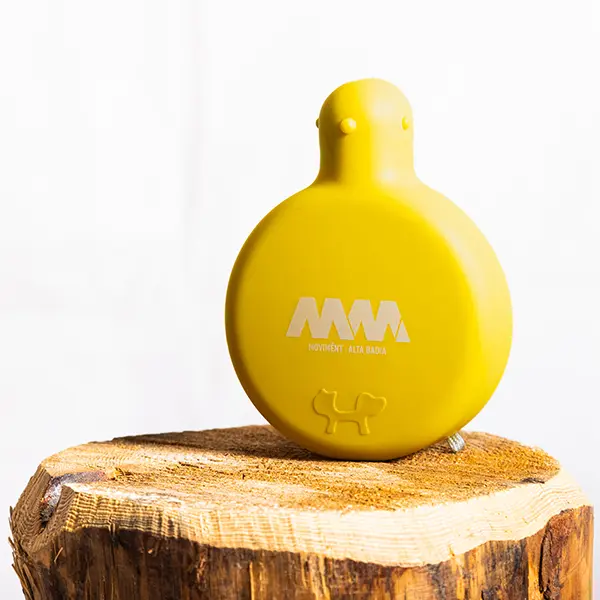 [21021] Yellow & blue Pingui bottle – fun & functional