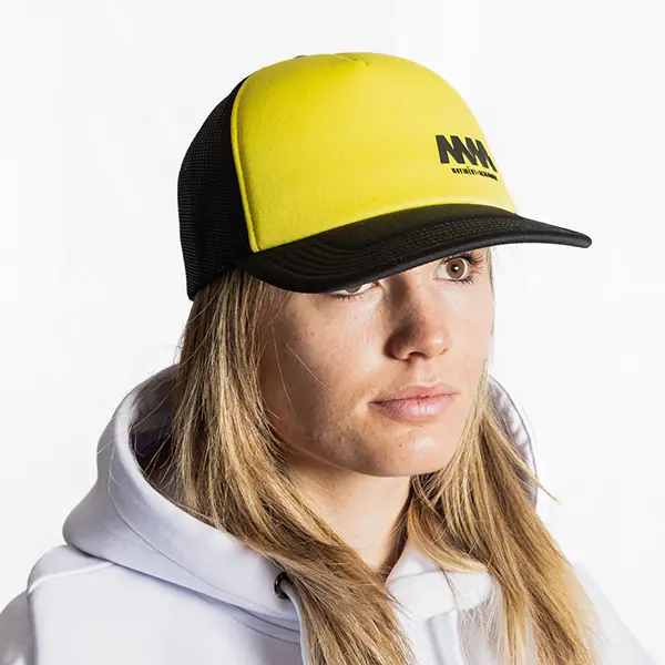 [23137] Rapper MM yellow/black (visiera Rotonda)