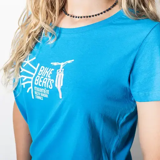 Bike Beats T-shirt atool blue