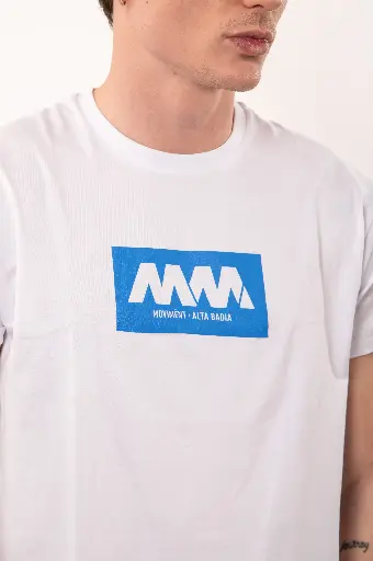 T-Shirt bianca con logo MM Uomo