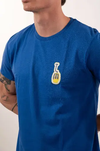 T-Shirt royal blue con cabina MM Uomo