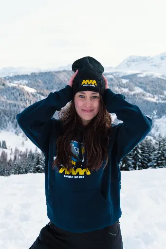 Schwarze Mütze mit MM-Logo