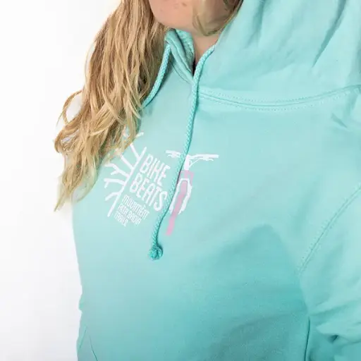 Felpa con cappuccio peppermint Bike Beats da Donna