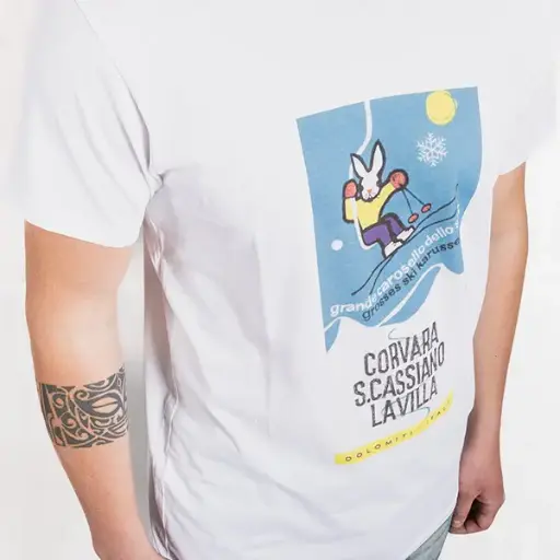 Skicarosello T-Shirt mit Hase