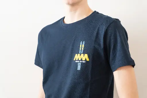 T-Shirt mit MM SKI Druck – Navy