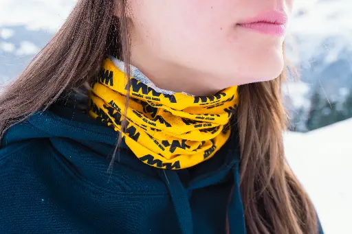 [24234] Yellow neck warmer MM