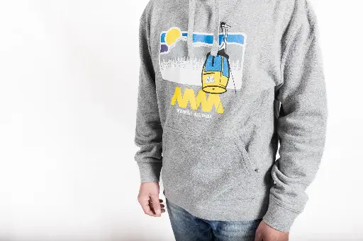 Lavarella Gondel Grauer Kapuzenpullover