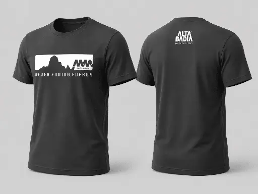 T-Shirt MM Sassongher Dark Gray