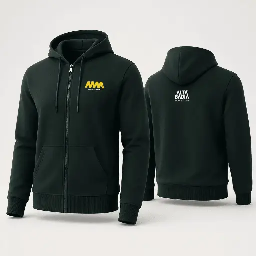 Zip Hoodie Patch MM Bollte Green