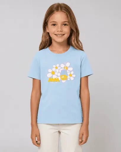 Gondola + Flowers Sky Blue T-Shirt